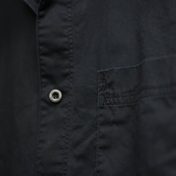Armani Exchange Black Button Down Dress Shirt - Picture 4 of 8